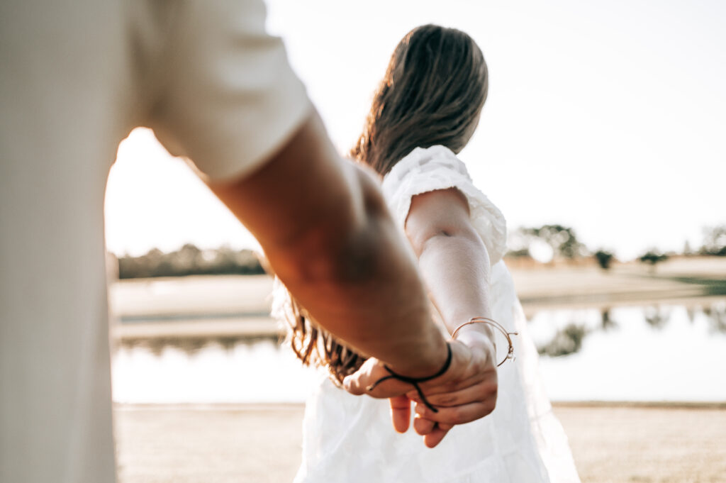 Couples Photography Session | Heart on Back