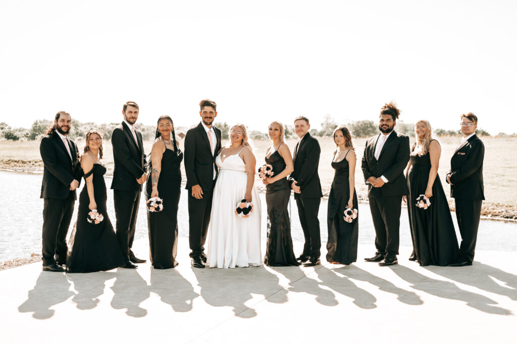 Wedding Party at Fox Hollow Wedding Venue in Boonville, Mo | Elicia Wilson Photography