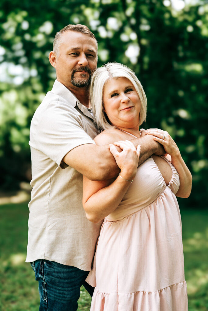 A couple portrait by a photographer in Brunswick MO
