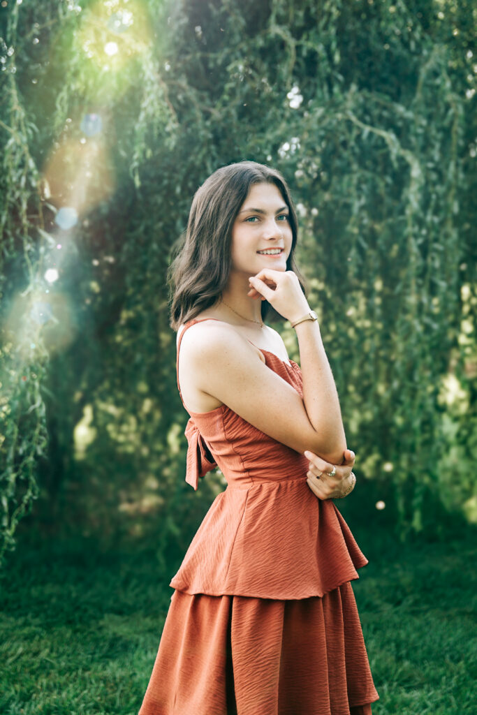 Creative Missouri senior photography with personality focused posing
